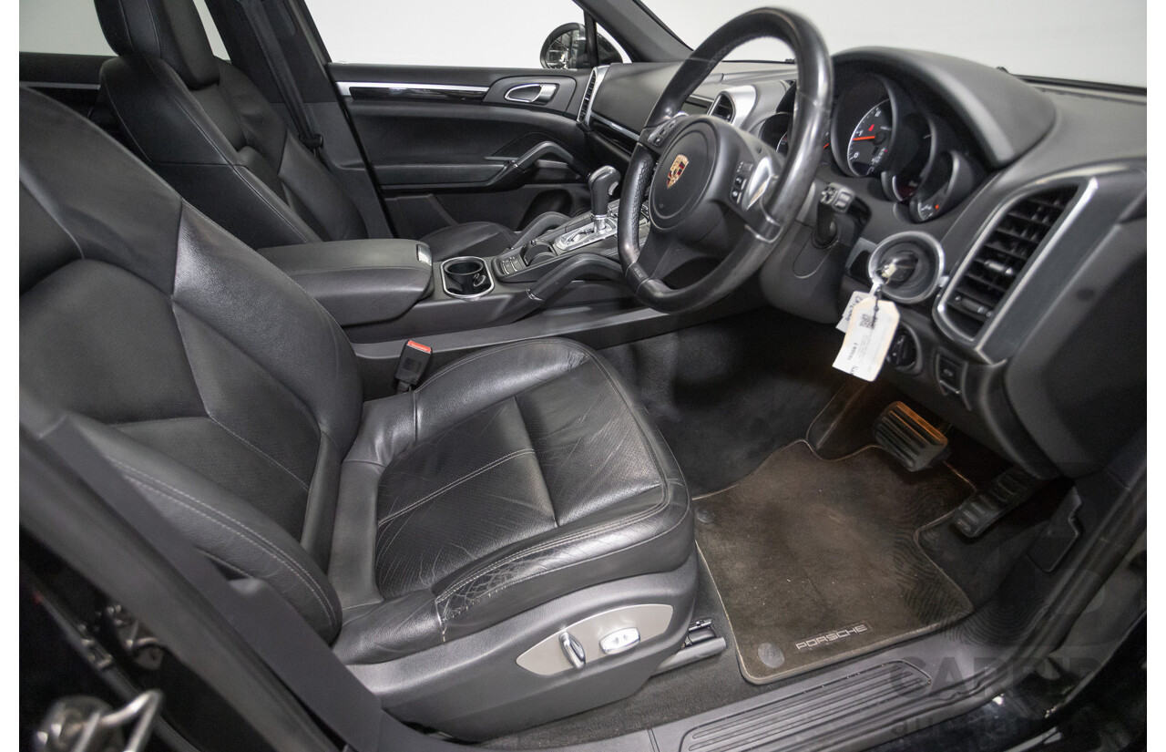 6/2012 Porsche Cayenne Diesel (AWD) Series 2 MY12 4D Wagon Black Turbo Diesel 3.0L