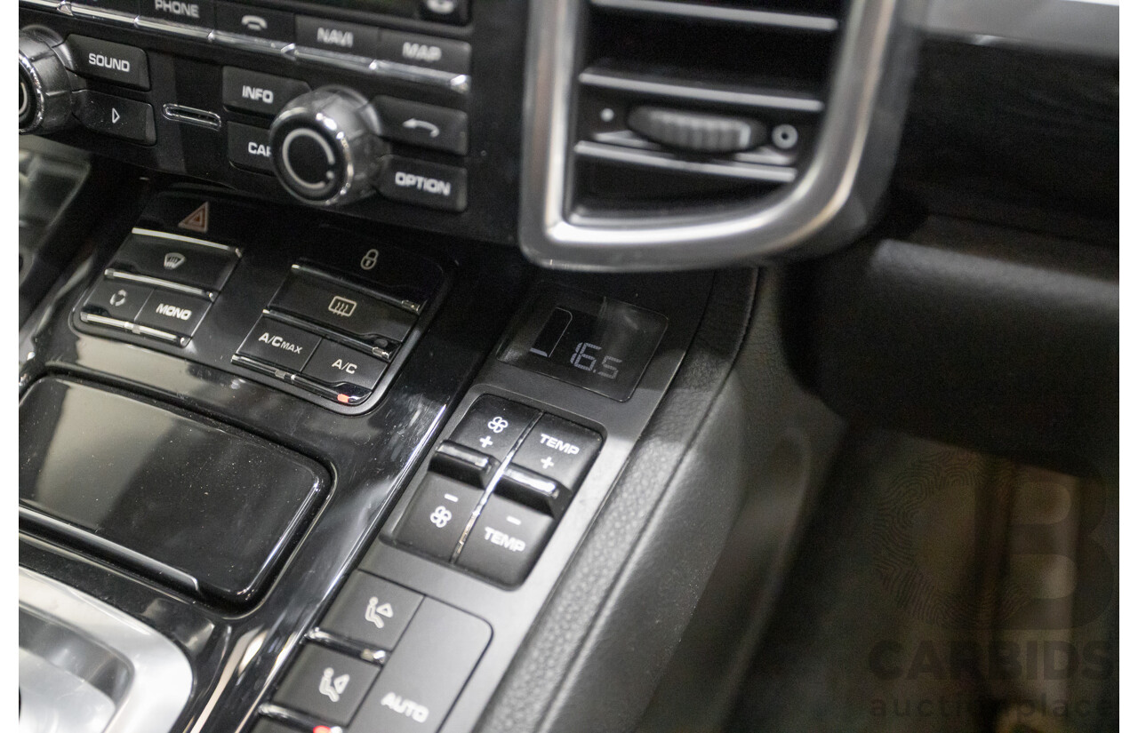 6/2012 Porsche Cayenne Diesel (AWD) Series 2 MY12 4D Wagon Black Turbo Diesel 3.0L