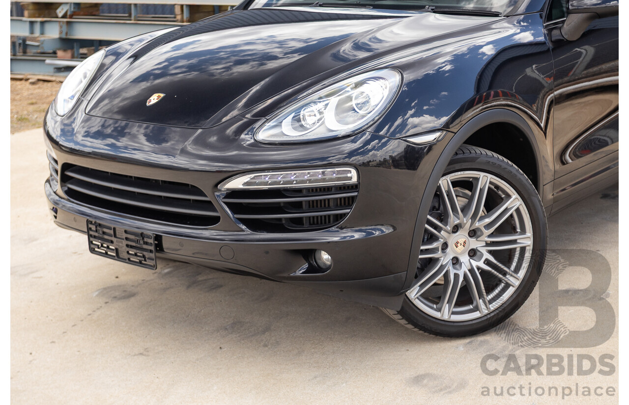 6/2012 Porsche Cayenne Diesel (AWD) Series 2 MY12 4D Wagon Black Turbo Diesel 3.0L