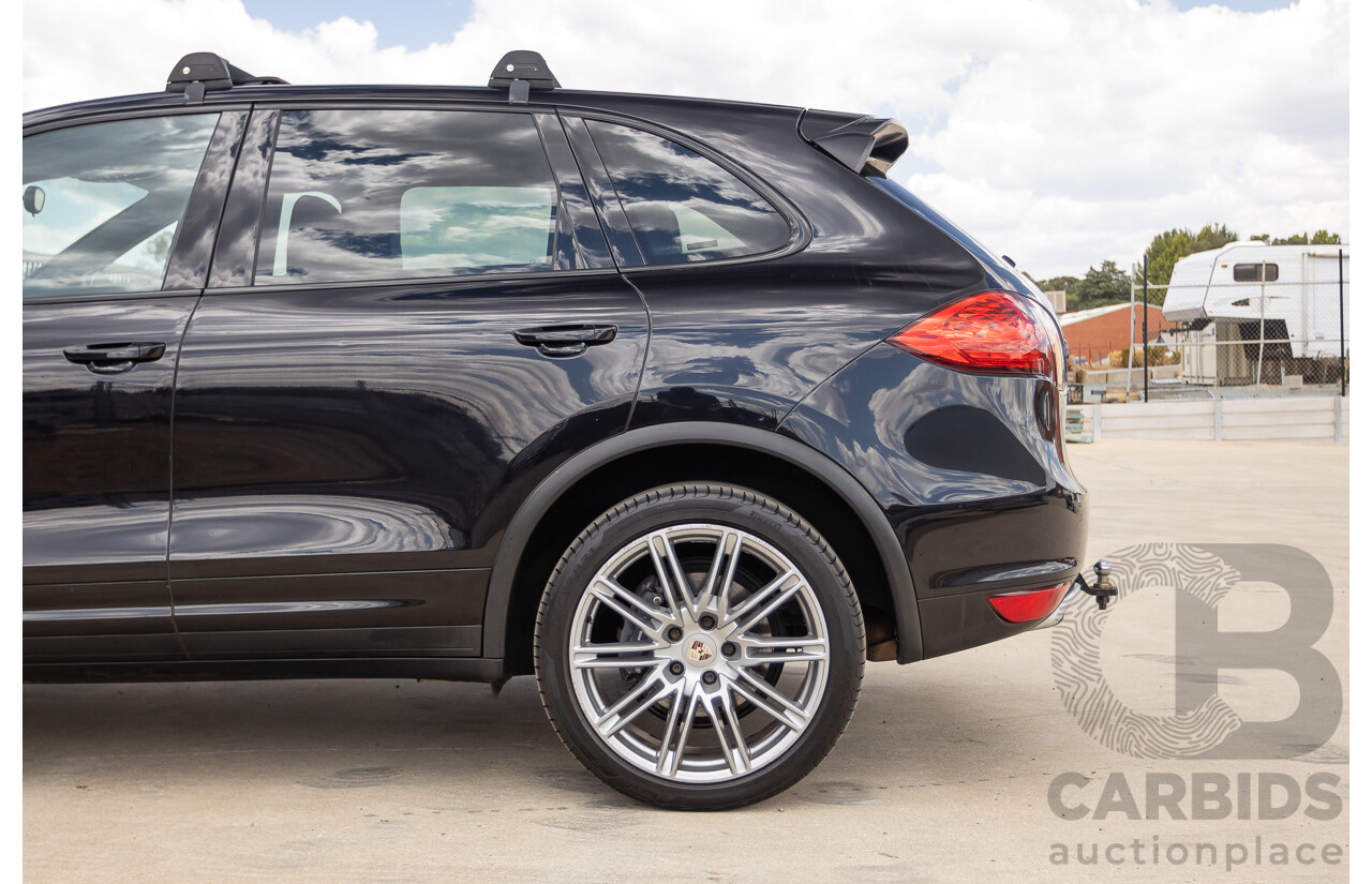 6/2012 Porsche Cayenne Diesel (AWD) Series 2 MY12 4D Wagon Black Turbo Diesel 3.0L