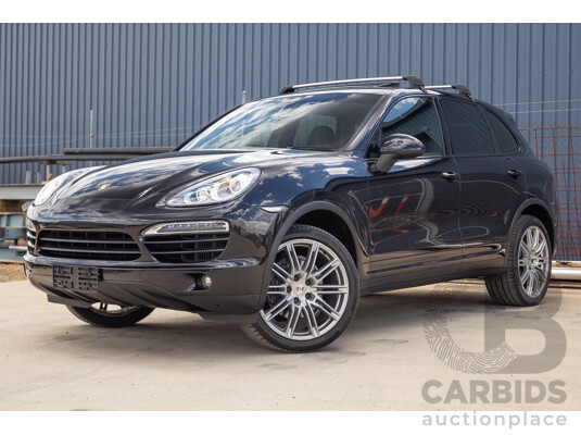 6/2012 Porsche Cayenne Diesel (AWD) Series 2 MY12 4D Wagon Black Turbo Diesel 3.0L