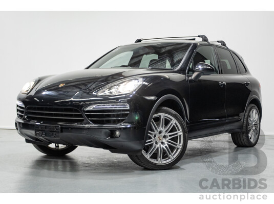 6/2012 Porsche Cayenne Diesel (AWD) Series 2 MY12 4D Wagon Black Turbo Diesel 3.0L