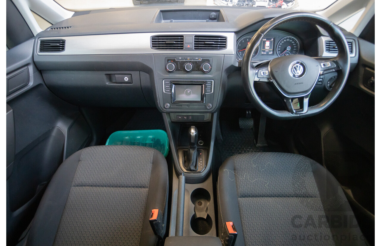 04/2018 Volkswagen Caddy Maxi Trendline TSI220 2K MY18 4D Wagon White Turbo 1.4L - 7 seats