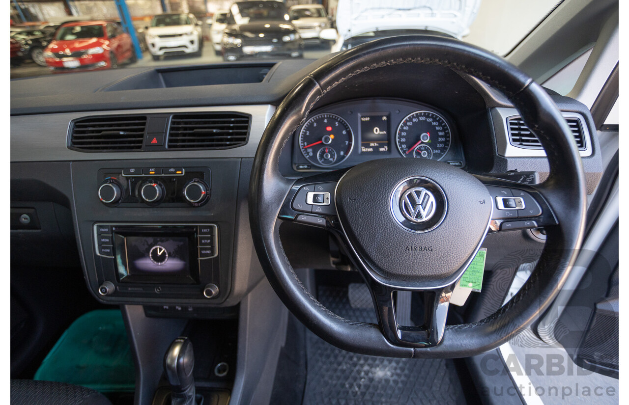 04/2018 Volkswagen Caddy Maxi Trendline TSI220 2K MY18 4D Wagon White Turbo 1.4L - 7 seats
