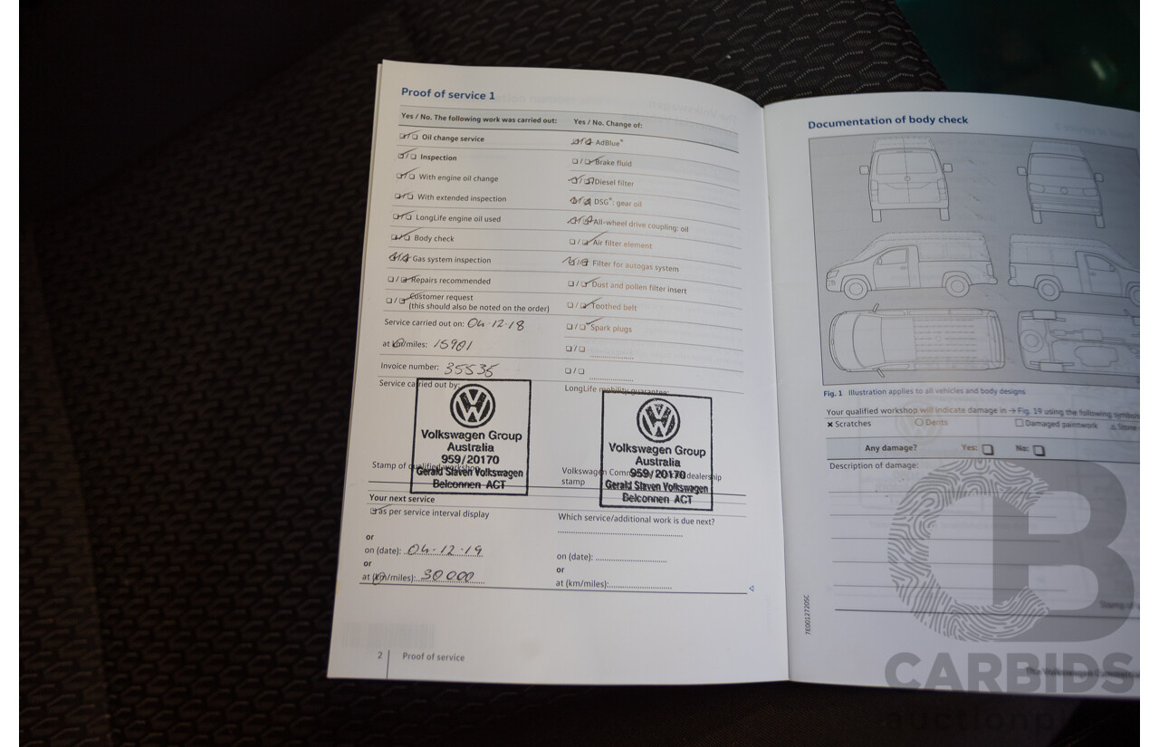 04/2018 Volkswagen Caddy Maxi Trendline TSI220 2K MY18 4D Wagon White Turbo 1.4L - 7 seats