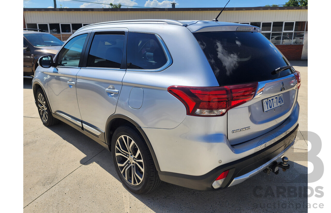 7/2016 Mitsubishi Outlander XLS (4x4) ZK MY16 4d Wagon Silver 2.4L