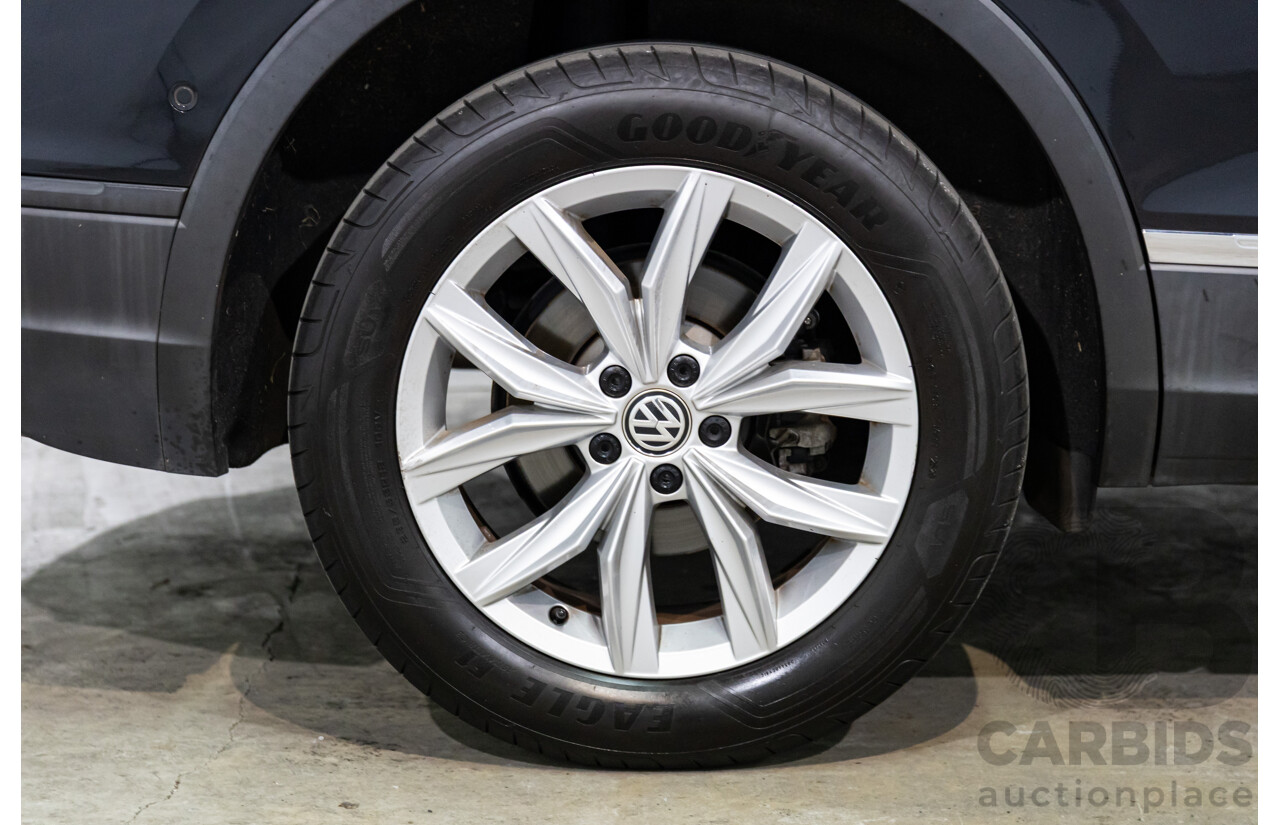 06/2018 Volkswagen Tiguan Allspace 132 TSI Comfortline (FWD) 5NA MY18 4d Wagon Deep Black Pearl Turbo 2.0L - 7 Seater