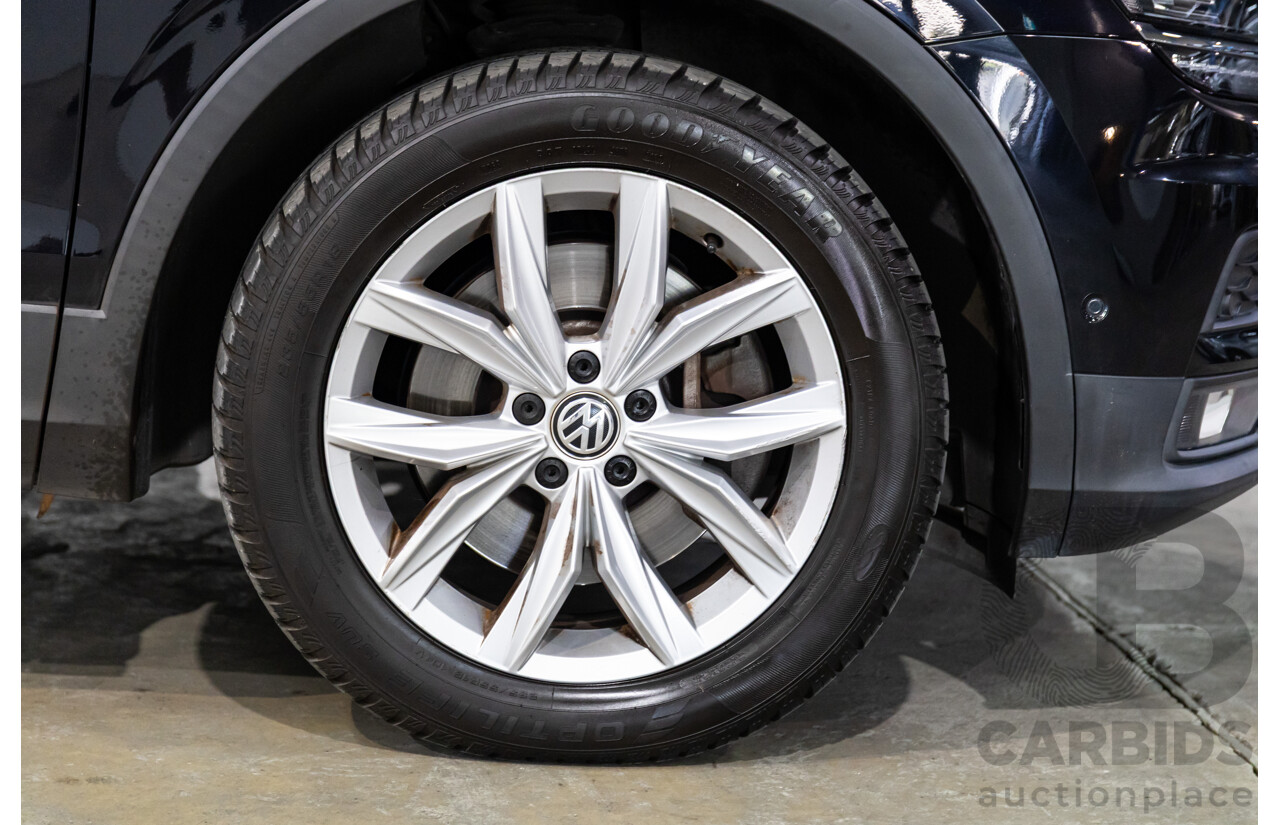 06/2018 Volkswagen Tiguan Allspace 132 TSI Comfortline (FWD) 5NA MY18 4d Wagon Deep Black Pearl Turbo 2.0L - 7 Seater