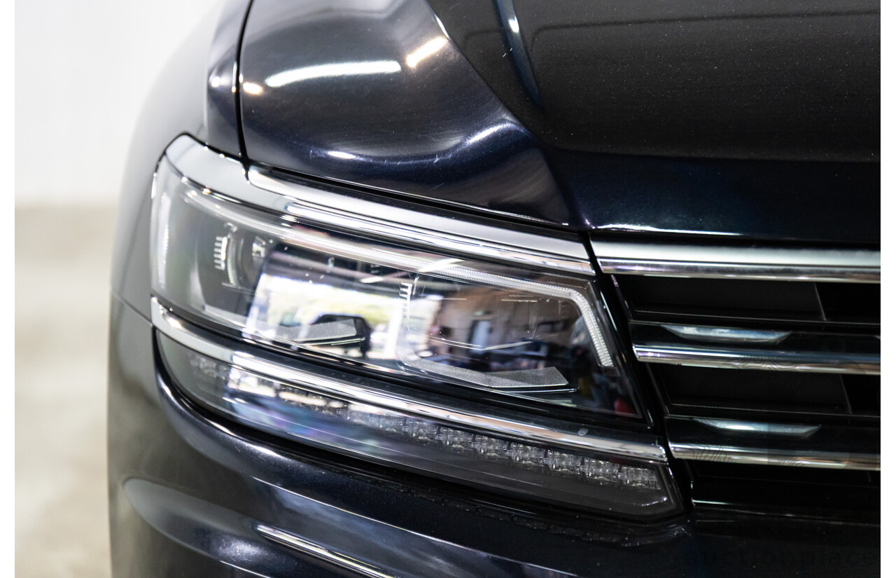 06/2018 Volkswagen Tiguan Allspace 132 TSI Comfortline (FWD) 5NA MY18 4d Wagon Deep Black Pearl Turbo 2.0L - 7 Seater