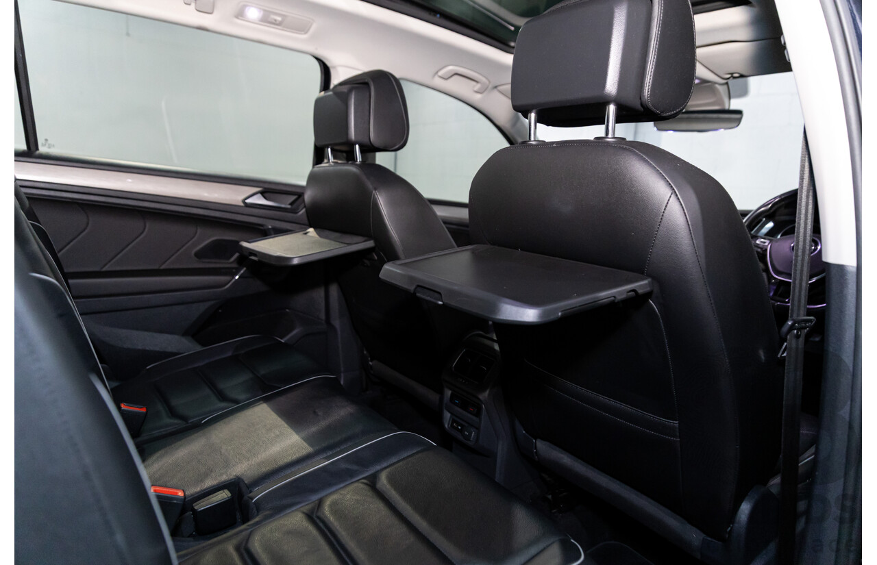06/2018 Volkswagen Tiguan Allspace 132 TSI Comfortline (FWD) 5NA MY18 4d Wagon Deep Black Pearl Turbo 2.0L - 7 Seater