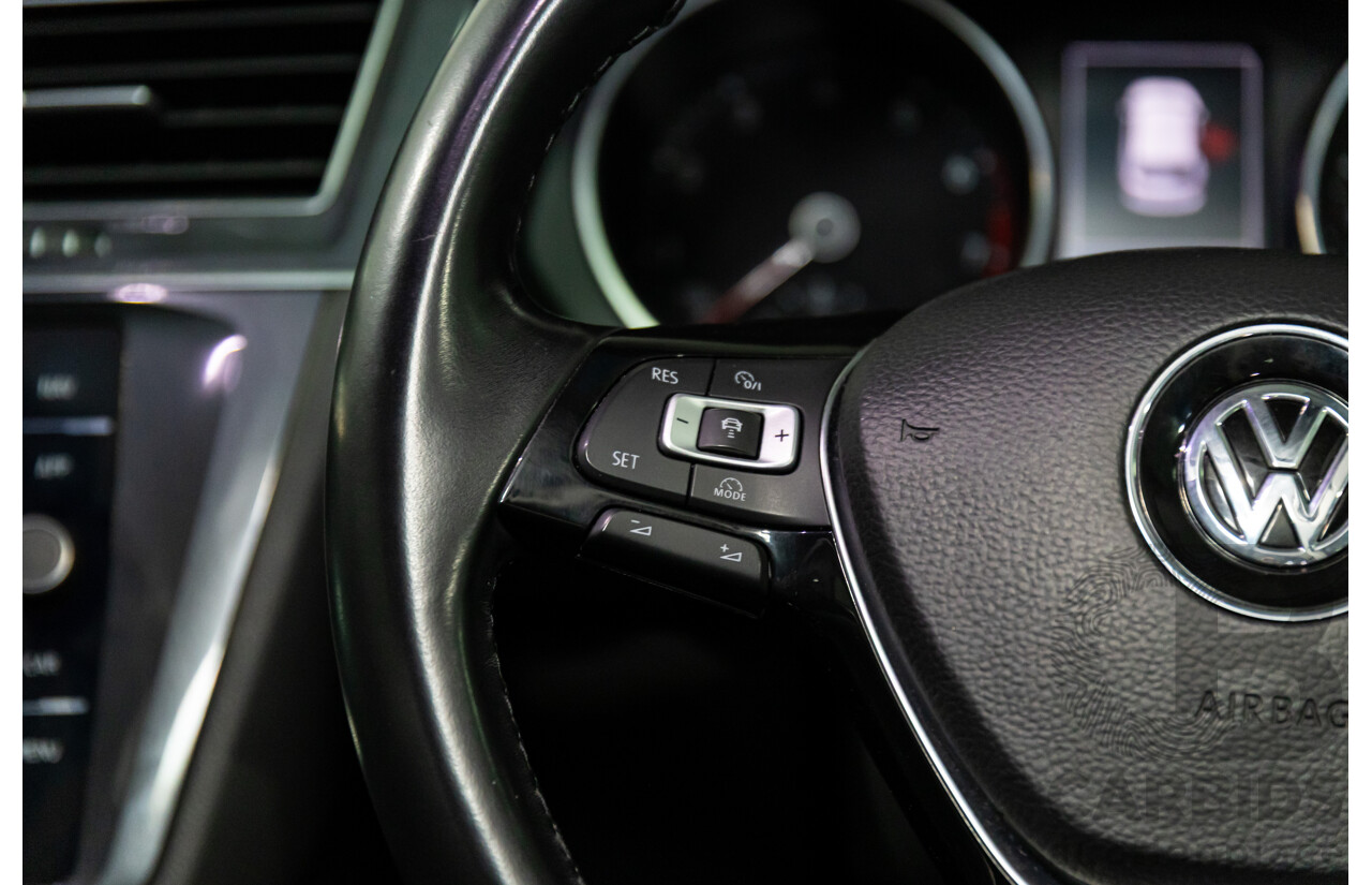 06/2018 Volkswagen Tiguan Allspace 132 TSI Comfortline (FWD) 5NA MY18 4d Wagon Deep Black Pearl Turbo 2.0L - 7 Seater