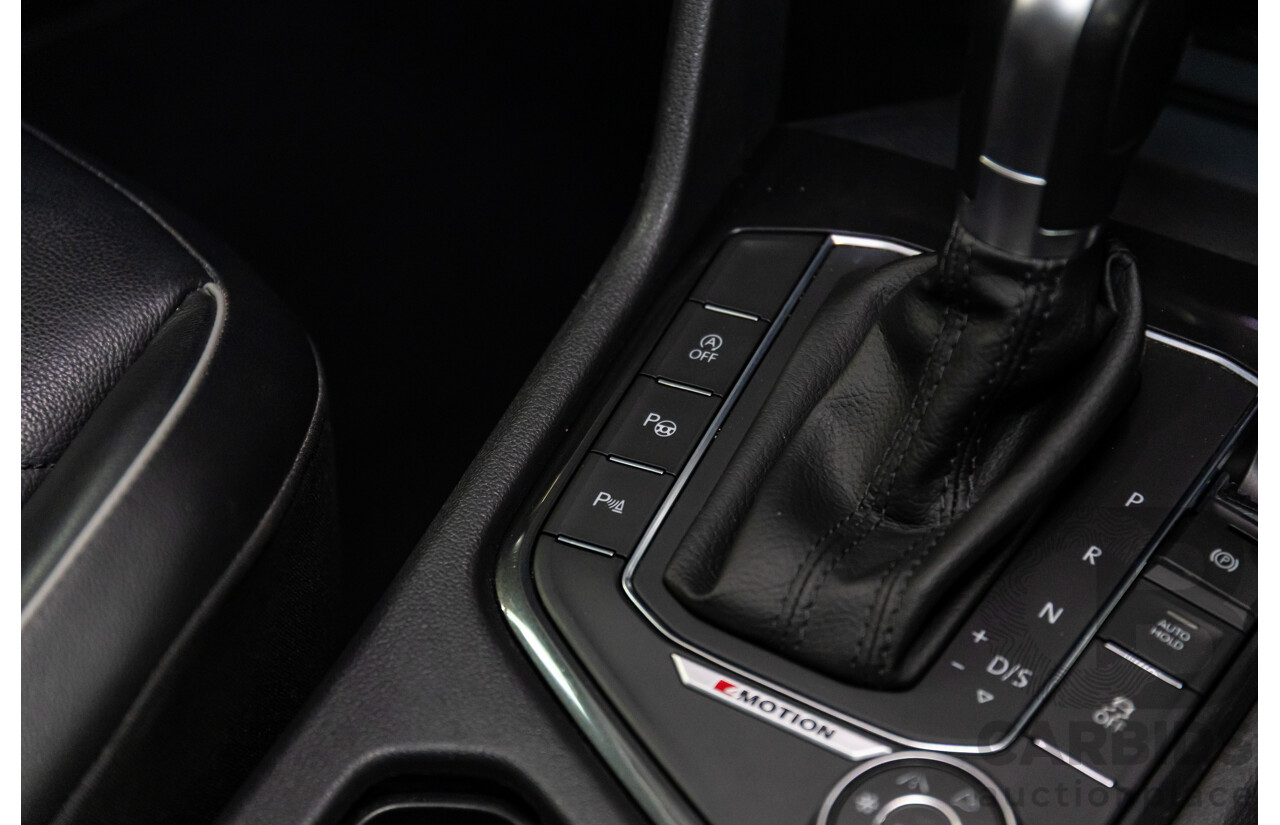 06/2018 Volkswagen Tiguan Allspace 132 TSI Comfortline (FWD) 5NA MY18 4d Wagon Deep Black Pearl Turbo 2.0L - 7 Seater