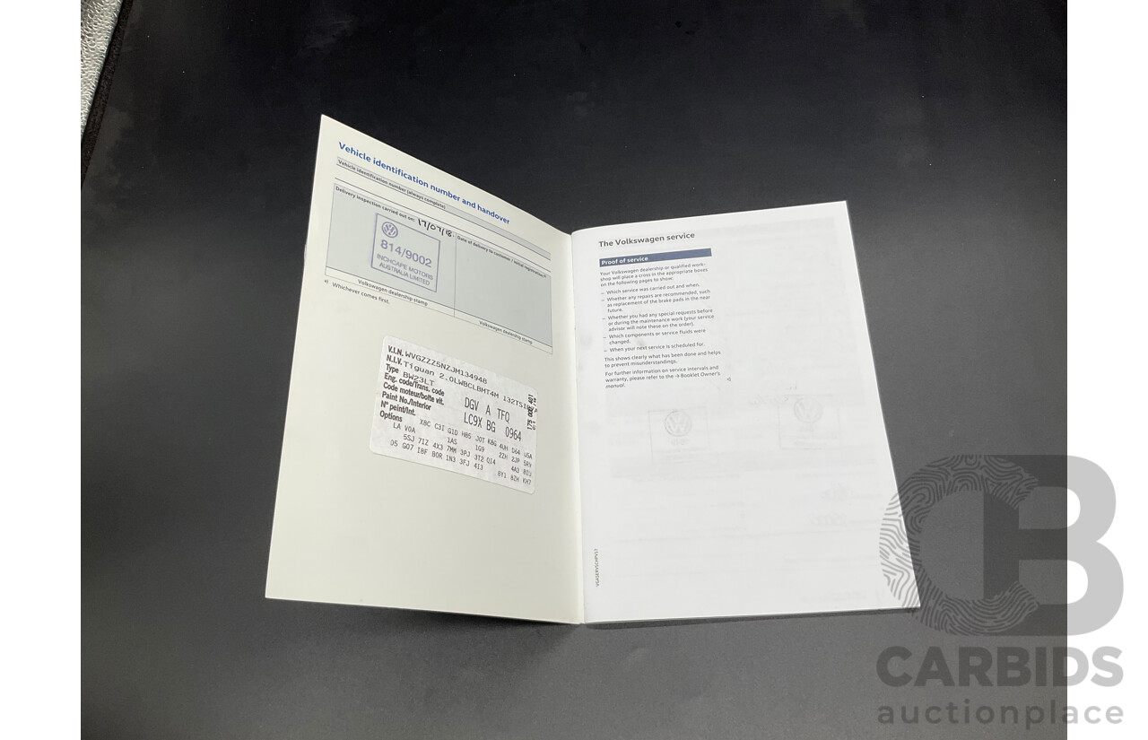 06/2018 Volkswagen Tiguan Allspace 132 TSI Comfortline (FWD) 5NA MY18 4d Wagon Deep Black Pearl Turbo 2.0L - 7 Seater