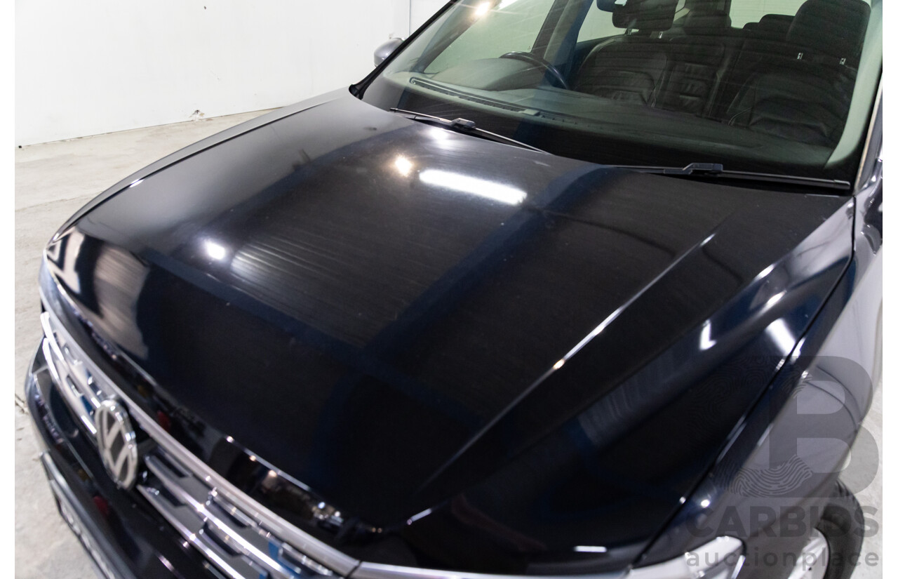 06/2018 Volkswagen Tiguan Allspace 132 TSI Comfortline (FWD) 5NA MY18 4d Wagon Deep Black Pearl Turbo 2.0L - 7 Seater