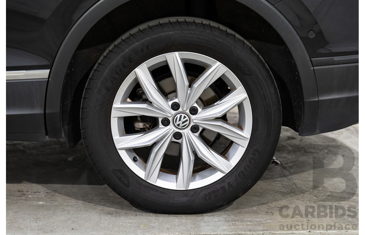 06/2018 Volkswagen Tiguan Allspace 132 TSI Comfortline (FWD) 5NA MY18 4d Wagon Deep Black Pearl Turbo 2.0L - 7 Seater