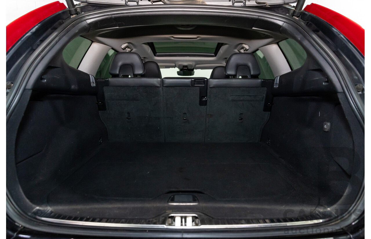 02/2016 Volvo XC60 T5 Luxury (FWD) DZ MY16 4d Wagon Onyx Black Turbo 2.0L