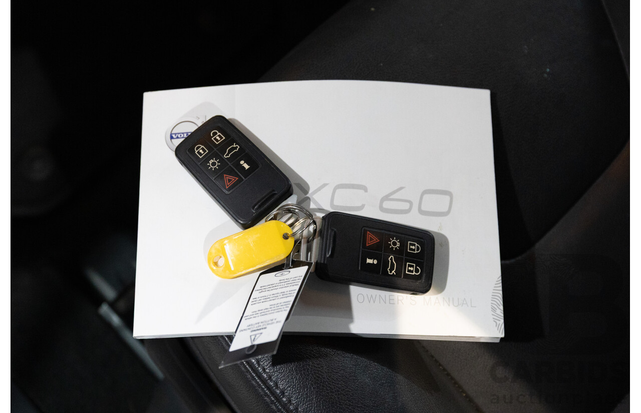 02/2016 Volvo XC60 T5 Luxury (FWD) DZ MY16 4d Wagon Onyx Black Turbo 2.0L