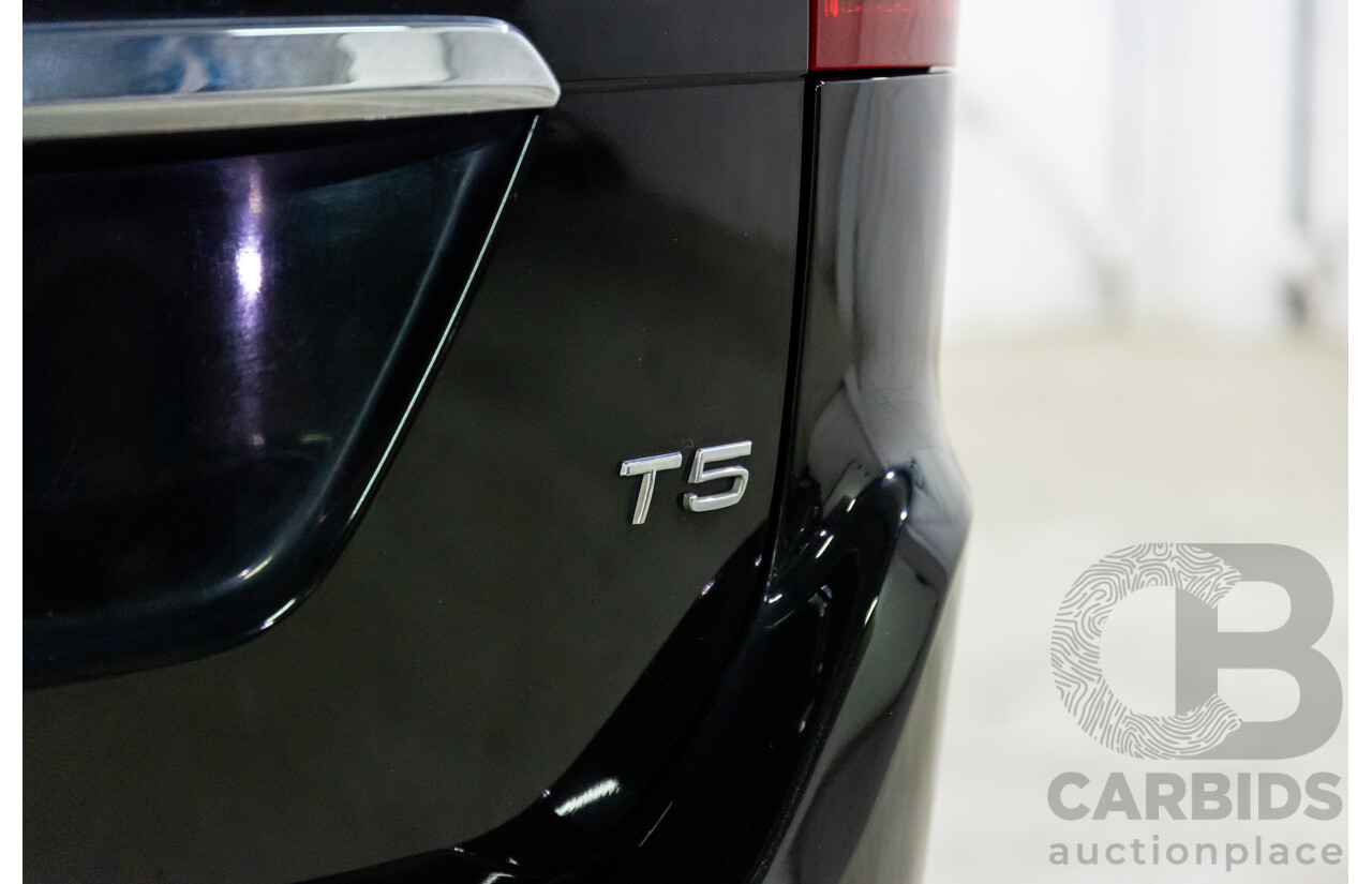 02/2016 Volvo XC60 T5 Luxury (FWD) DZ MY16 4d Wagon Onyx Black Turbo 2.0L