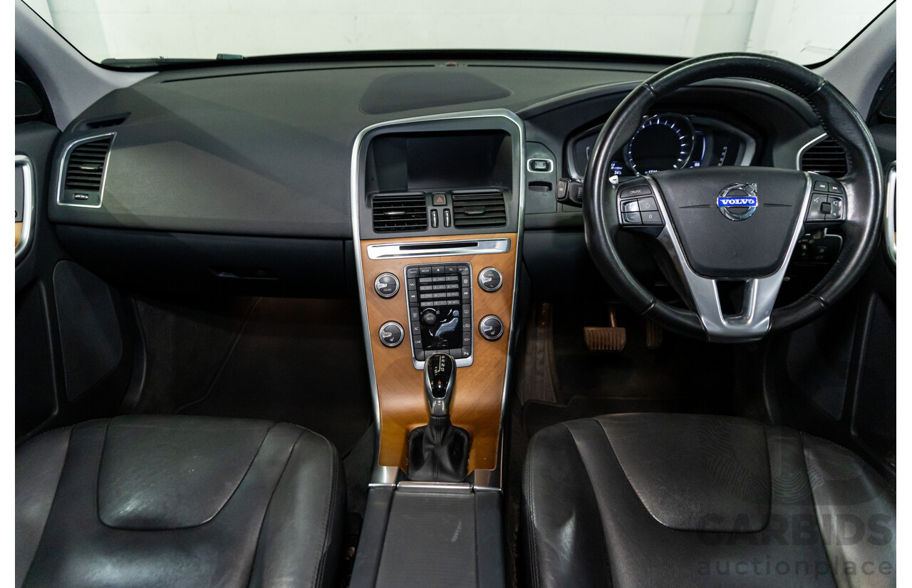 02/2016 Volvo XC60 T5 Luxury (FWD) DZ MY16 4d Wagon Onyx Black Turbo 2.0L
