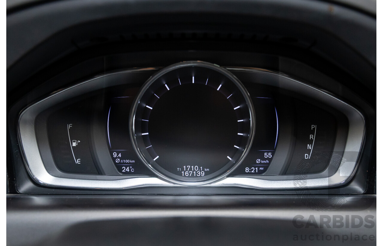 02/2016 Volvo XC60 T5 Luxury (FWD) DZ MY16 4d Wagon Onyx Black Turbo 2.0L