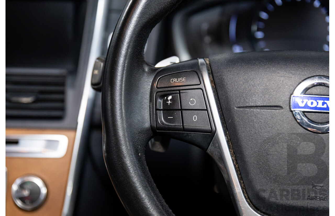 02/2016 Volvo XC60 T5 Luxury (FWD) DZ MY16 4d Wagon Onyx Black Turbo 2.0L