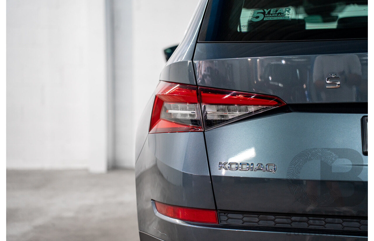 03/2021 Skoda Kodiaq 132 TSI Sportline (4x4) NS MY21 4d Wagon Graphite Grey Metallic Turbo 2.0L