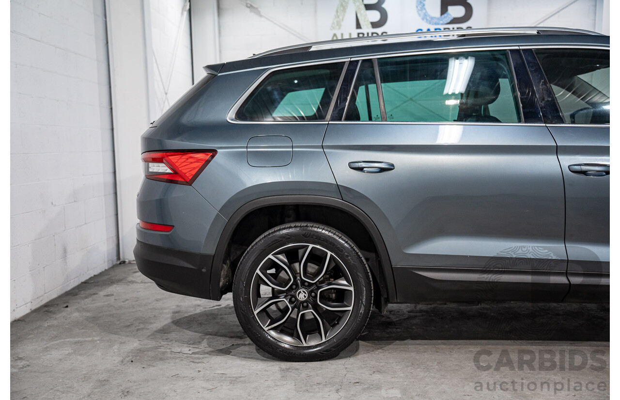 03/2021 Skoda Kodiaq 132 TSI Sportline (4x4) NS MY21 4d Wagon Graphite Grey Metallic Turbo 2.0L