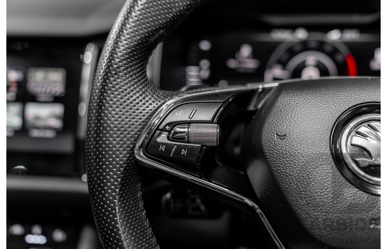 03/2021 Skoda Kodiaq 132 TSI Sportline (4x4) NS MY21 4d Wagon Graphite Grey Metallic Turbo 2.0L