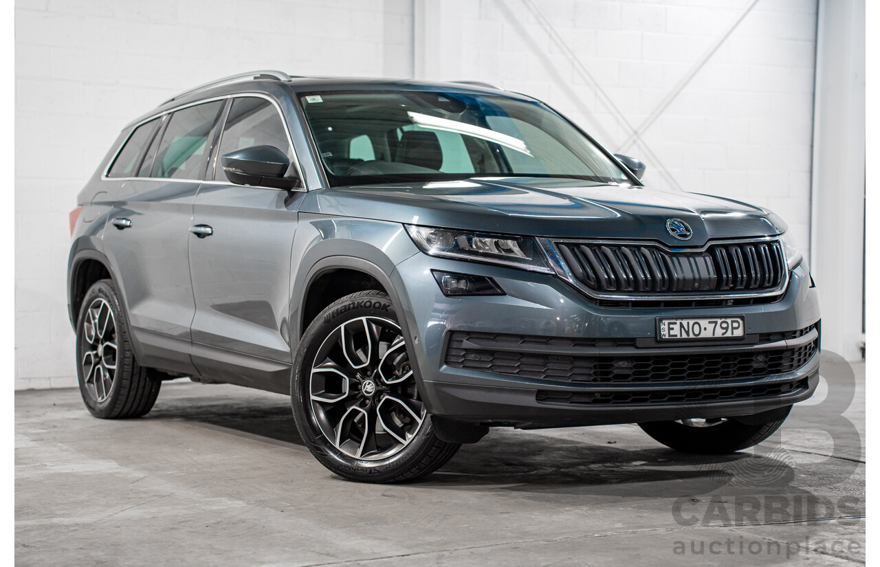 03/2021 Skoda Kodiaq 132 TSI Sportline (4x4) NS MY21 4d Wagon Graphite Grey Metallic Turbo 2.0L