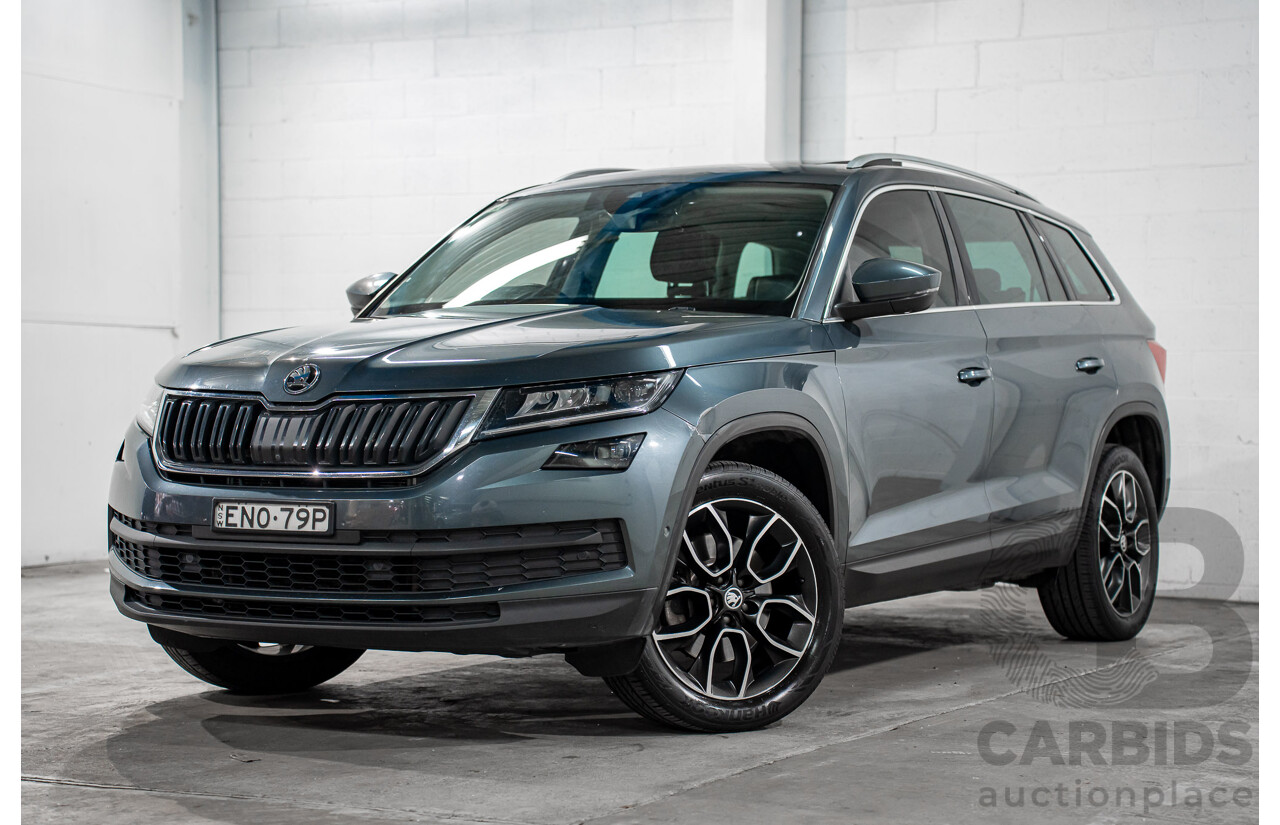 03/2021 Skoda Kodiaq 132 TSI Sportline (4x4) NS MY21 4d Wagon Graphite Grey Metallic Turbo 2.0L