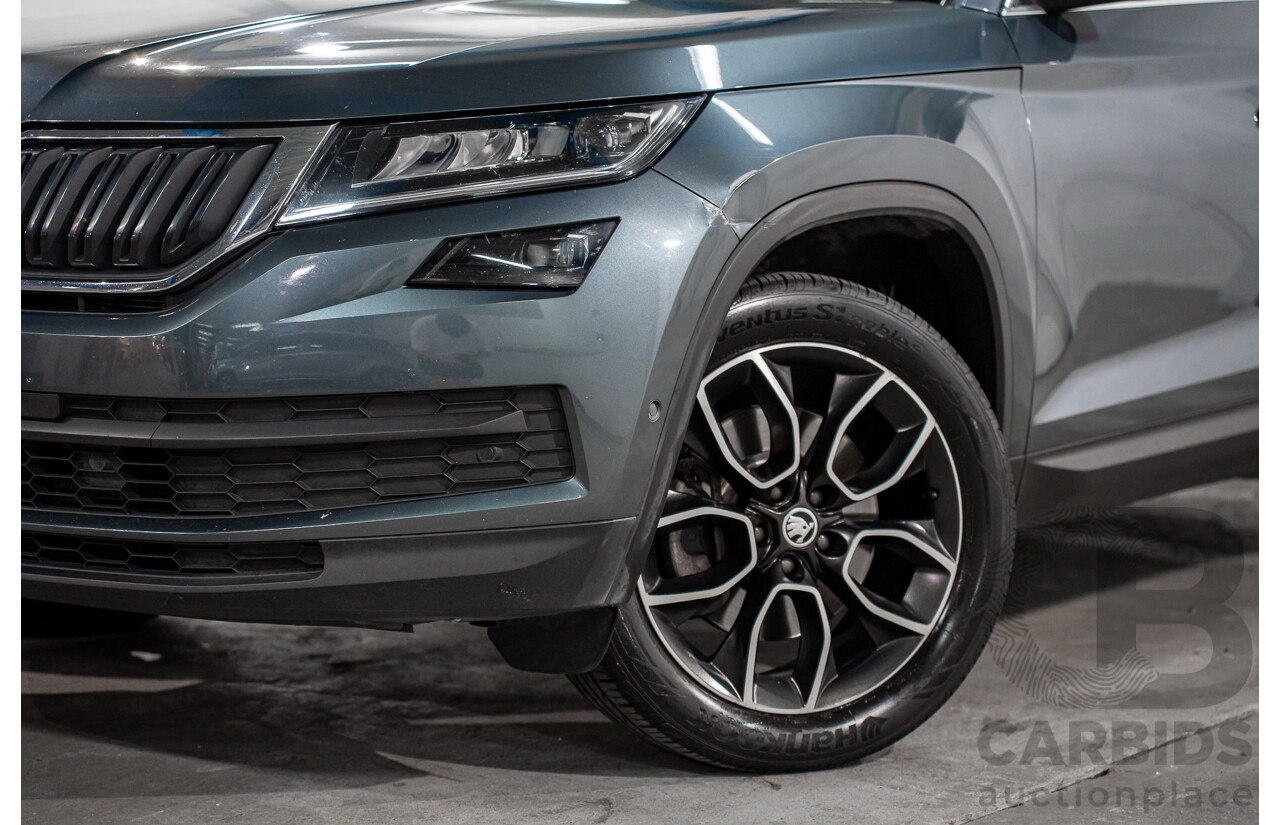 03/2021 Skoda Kodiaq 132 TSI Sportline (4x4) NS MY21 4d Wagon Graphite Grey Metallic Turbo 2.0L