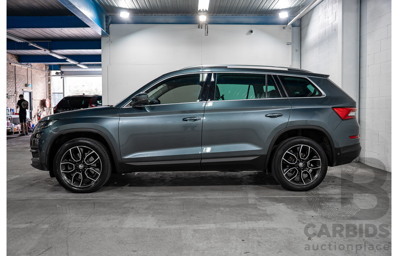 03/2021 Skoda Kodiaq 132 TSI Sportline (4x4) NS MY21 4d Wagon Graphite Grey Metallic Turbo 2.0L