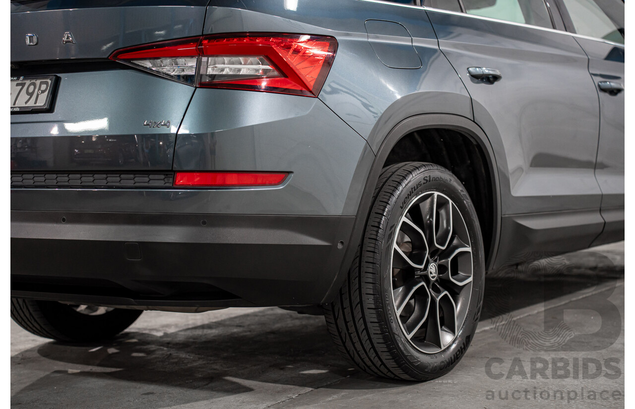 03/2021 Skoda Kodiaq 132 TSI Sportline (4x4) NS MY21 4d Wagon Graphite Grey Metallic Turbo 2.0L