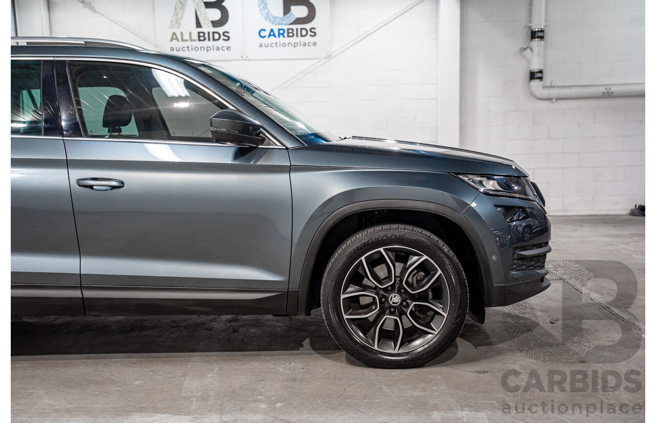 03/2021 Skoda Kodiaq 132 TSI Sportline (4x4) NS MY21 4d Wagon Graphite Grey Metallic Turbo 2.0L