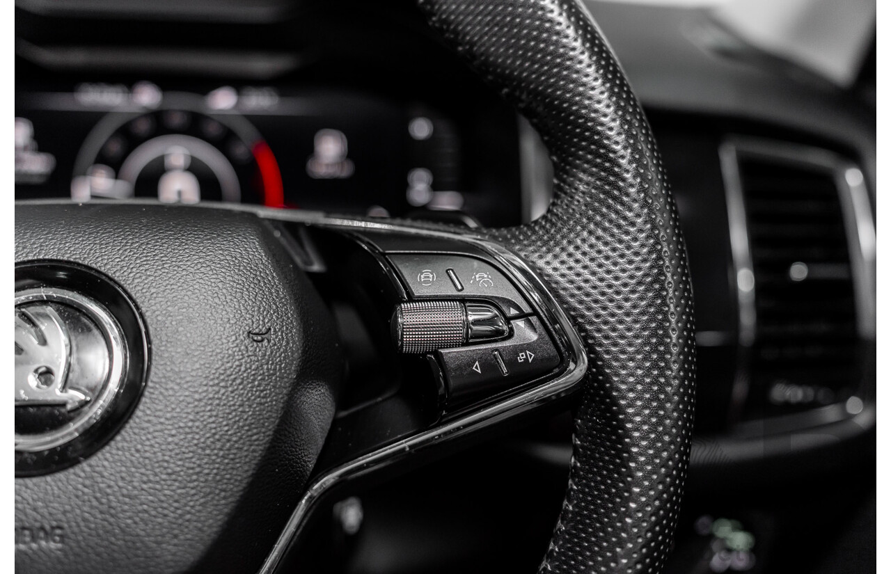 03/2021 Skoda Kodiaq 132 TSI Sportline (4x4) NS MY21 4d Wagon Graphite Grey Metallic Turbo 2.0L