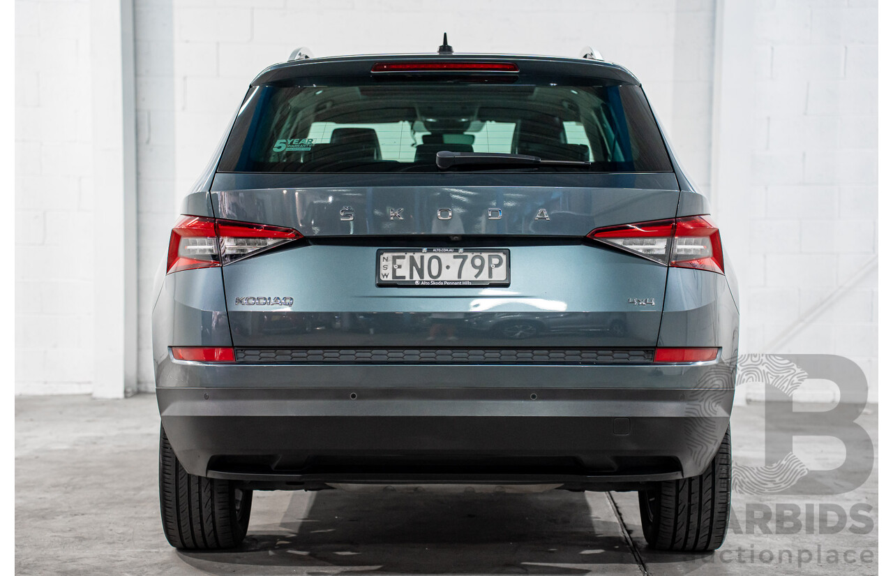 03/2021 Skoda Kodiaq 132 TSI Sportline (4x4) NS MY21 4d Wagon Graphite Grey Metallic Turbo 2.0L