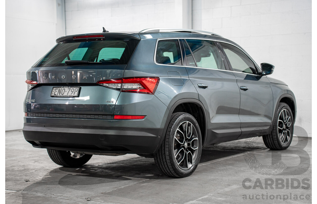 03/2021 Skoda Kodiaq 132 TSI Sportline (4x4) NS MY21 4d Wagon Graphite Grey Metallic Turbo 2.0L
