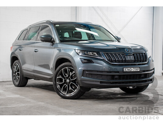 03/2021 Skoda Kodiaq 132 TSI Sportline (4x4) NS MY21 4d Wagon Graphite Grey Metallic Turbo 2.0L