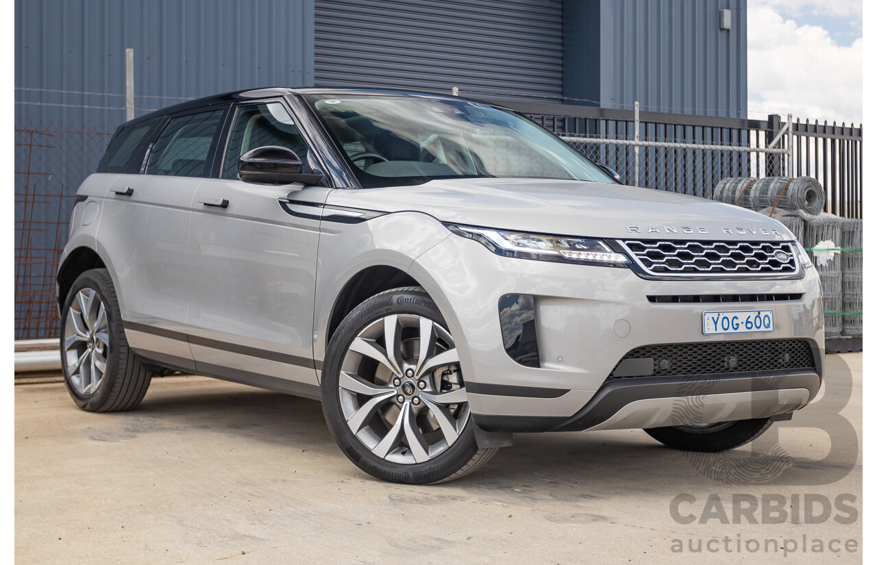 1/2020 Land Rover Range Rover Evoque P200 S (147kW) (AWD) L551 MY20.25 4D Wagon Seoul Silver Pearl Turbo 2.0L