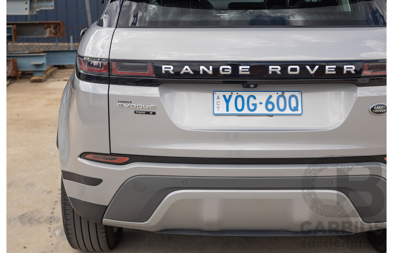 1/2020 Land Rover Range Rover Evoque P200 S (147kW) (AWD) L551 MY20.25 4D Wagon Seoul Silver Pearl Turbo 2.0L