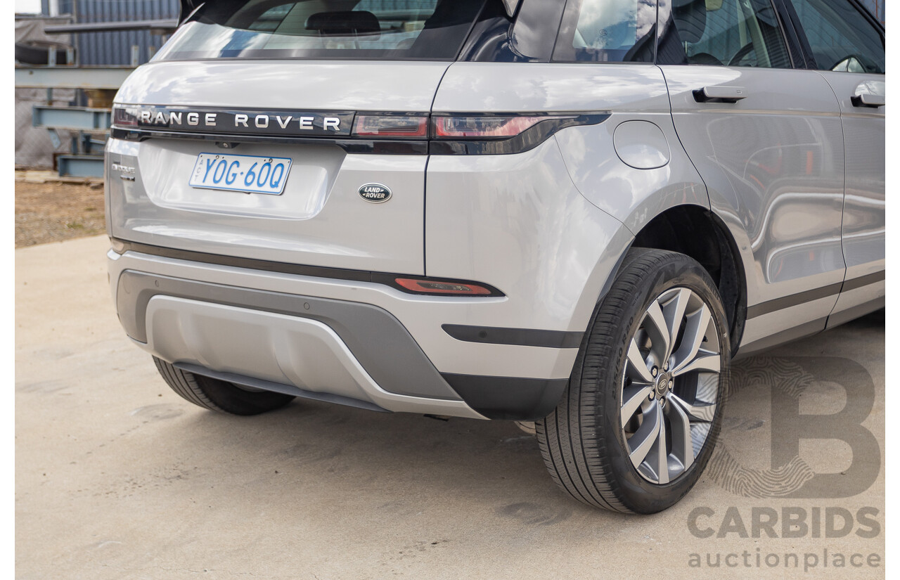 1/2020 Land Rover Range Rover Evoque P200 S (147kW) (AWD) L551 MY20.25 4D Wagon Seoul Silver Pearl Turbo 2.0L