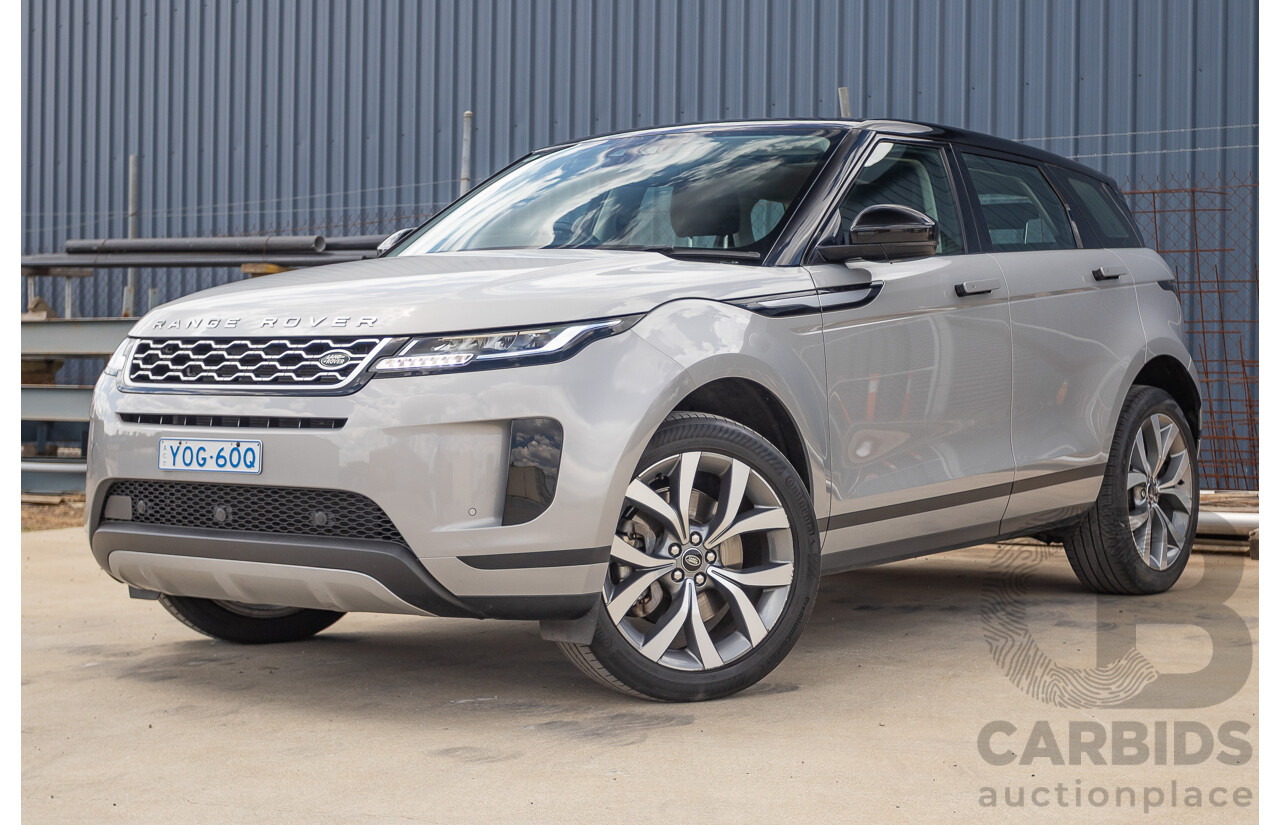 1/2020 Land Rover Range Rover Evoque P200 S (147kW) (AWD) L551 MY20.25 4D Wagon Seoul Silver Pearl Turbo 2.0L