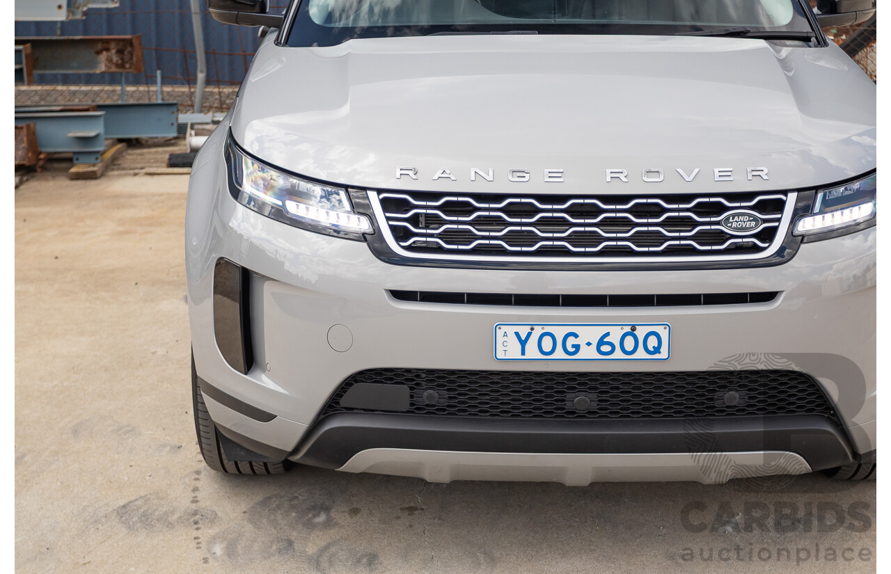 1/2020 Land Rover Range Rover Evoque P200 S (147kW) (AWD) L551 MY20.25 4D Wagon Seoul Silver Pearl Turbo 2.0L