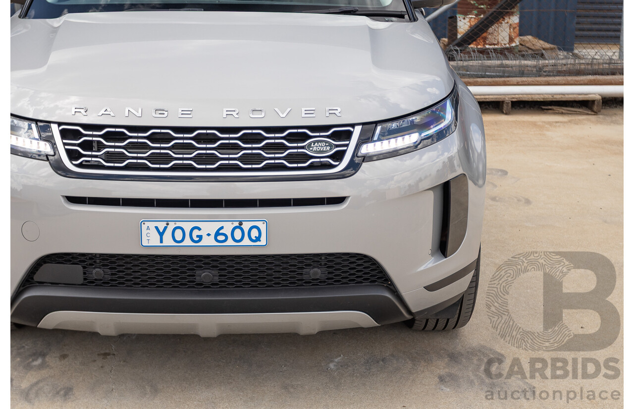 1/2020 Land Rover Range Rover Evoque P200 S (147kW) (AWD) L551 MY20.25 4D Wagon Seoul Silver Pearl Turbo 2.0L