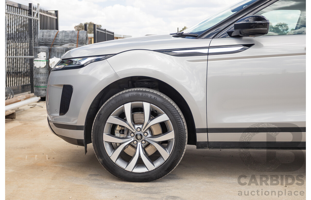 1/2020 Land Rover Range Rover Evoque P200 S (147kW) (AWD) L551 MY20.25 4D Wagon Seoul Silver Pearl Turbo 2.0L