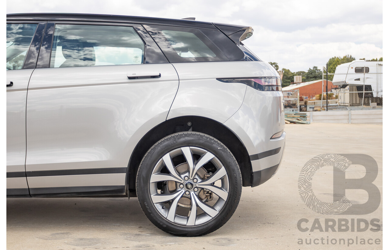 1/2020 Land Rover Range Rover Evoque P200 S (147kW) (AWD) L551 MY20.25 4D Wagon Seoul Silver Pearl Turbo 2.0L