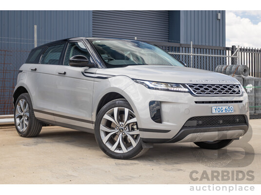 1/2020 Land Rover Range Rover Evoque P200 S (147kW) (AWD) L551 MY20.25 4D Wagon Seoul Silver Pearl Turbo 2.0L