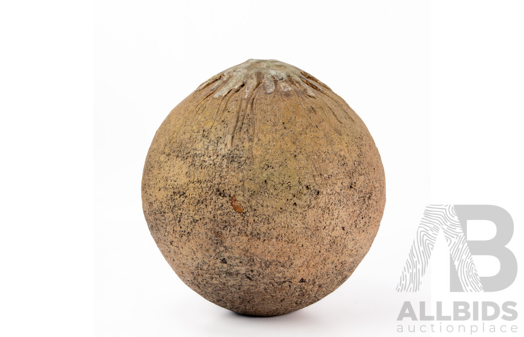 Large Australian Studio Pottery Moon Vase