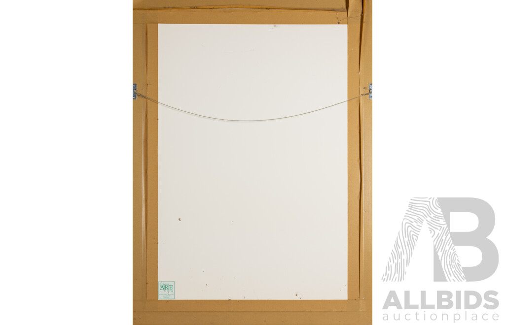 Jasper Johns Lithograph 'Voice 2' 1983 Printer’s Proof Signed 4/4 Large Framed Print 106 x 78 Cm