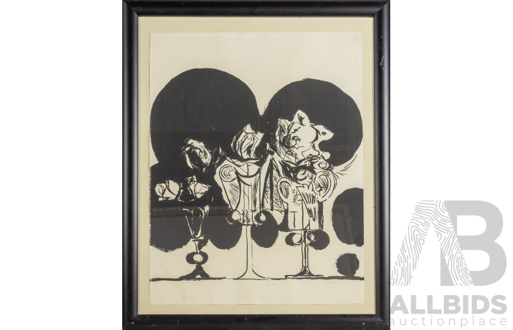 Graham Sutherland, (20th Century, British, 1903-1980), Roses (1967), Wonderful Original Editioned & Signed Lithograph, 81 x 66 cm (frame)
